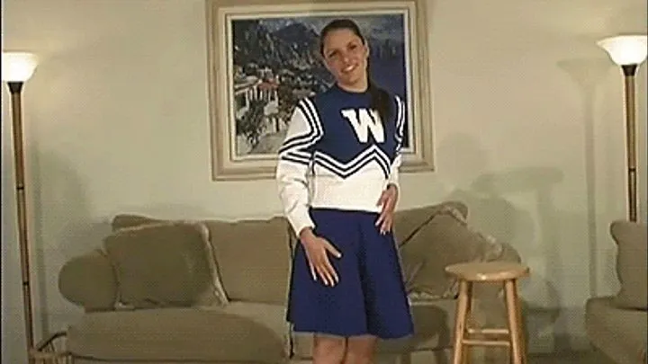 Joey Lane 19 Year Old Tease in Cheerleading Outfit with Tight White Silky Bikini Panties! Extreme Close-Ups! Crotch Views! Upskirt Views! Ass Views! Knee High Socks! Flashing! Legs! Camel Toe! "You Enjoy Looking at My Panties?" 1-1 From 678