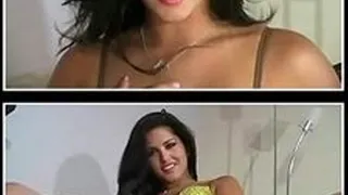 Sunny Leone Nice Sweet Sexy "Goddess" Loves to Tease and Be in Control, "Are You Stroking Yourself yet?" Jerk off Encouragement & Panty Lingerie Stockings 1 Clip 1