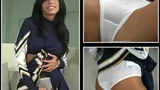 Lela Star Sensual, Sweet, Turns Your Cheerleader Fantasy into Reality, "Are You Beating off Your Cock?" J/O Encouragement Panty 4 Clip 1