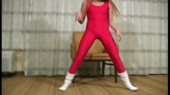 Scarlett Sage 19 Year Old 80's SPANDEX Unitard Bratty Girl JOI! Check out her FREE 30 Second Preview!