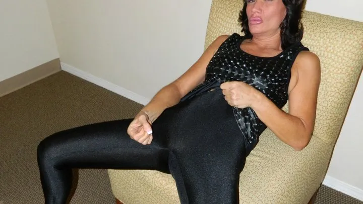 Taylor Renee Tight Black Spandex Yoga Pants with Sexy Understanding Jerk Off Encouragement! "Cum for me and I will let you fuck me!"