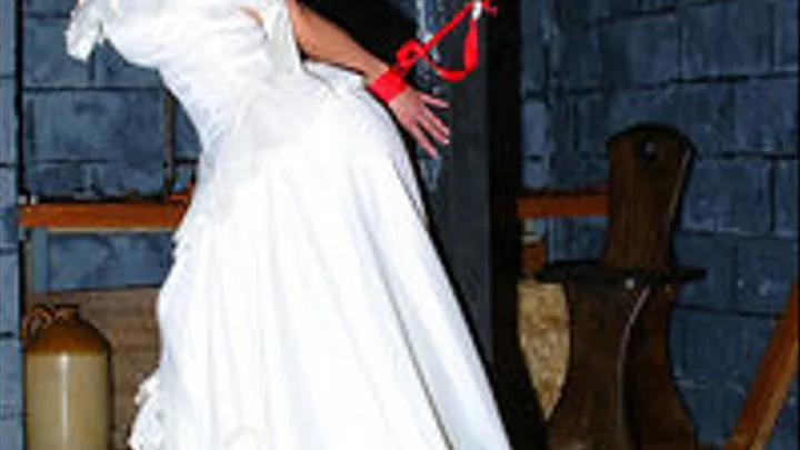 Katarina Nikita Post Tied in Wedding Gown