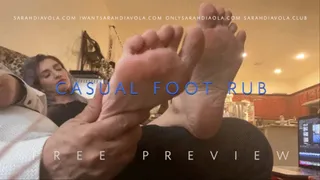 Casual Foot Rub