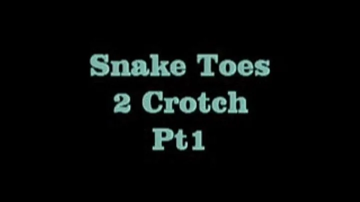 Snake Toes 2 Crotch Pt1 IPOD