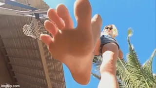 Between Amazon Adlee Ray's soft soles and her soft lawn