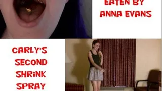 Eaten By Anna Evans/Carly's 2nd Shrink Spray Saga