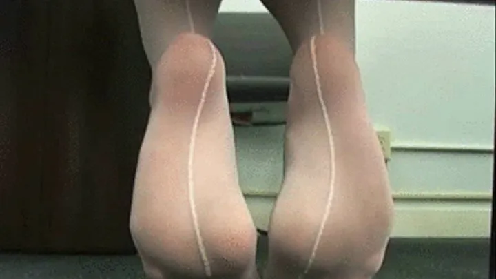 Anna's sexy nurse legs and feet 4