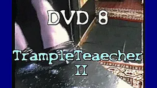 DVD 8th part of 1st Teachers Trampling. Trampling barefoot, whip, Trampling in metal Heels. ..