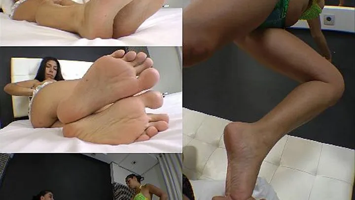 SWALLOW MY BEAUTIFUL BIG FEET - TOP GIRL CRISTIANE FATALLY - CLIP 1 - exclusIve MF