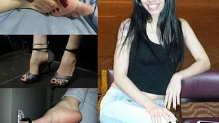 SWALLOW MY FEET WITH YOUR BIG MOUTH- KARINA CRUEL - NEW MF 2014 - CLIP 1 - exclusive MF