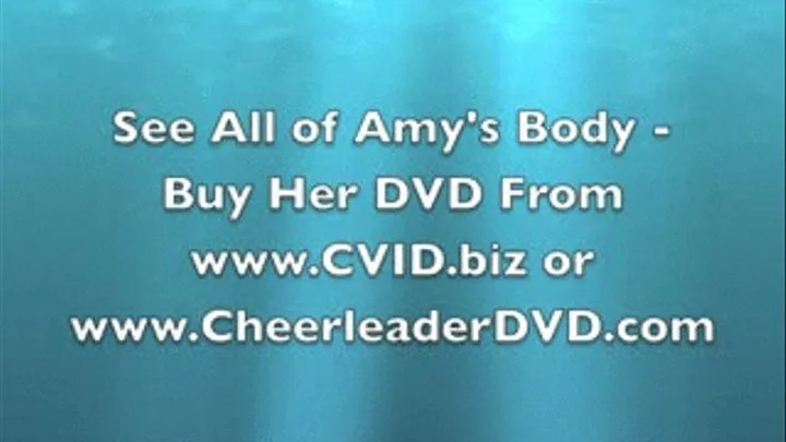 18Y/O Amy Shows Us a Cheer and Massages her Breasts Through her Cheerleading uniform