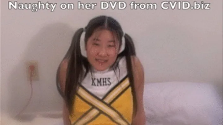 18Y/o Chinese American Cheerleader Taylor Teases & Talks in her uniform & Sports Gear!