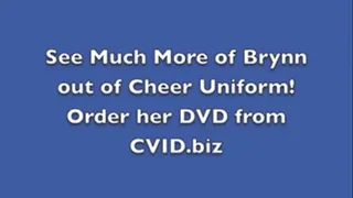 20yO Pantyhose Cheerleader Brynn Pulls Down her Hose & Spankies to Masturbate her Snizz!