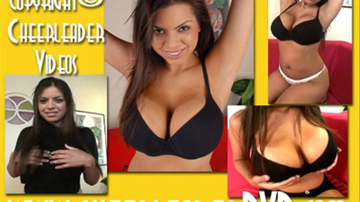 Yurizan Beltran Pops Out Her HUGE E-Cup 21 Year-Old Cheerleader Titties & Plays With Them!