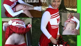 Felicia Dances Bottomless in her Cheer Uniform, Spreads BOTH HOLES HARD - Then Plays with her Snatch!