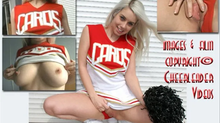 Mikki - 19Y/O Cheerleader Cutie - Outdoor Rooftop Pink Pussy Spread WIDE!