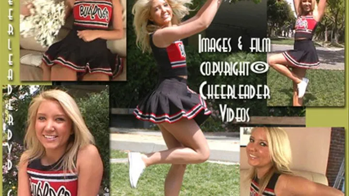 Jocalynn! 19Y/O Cheerleader Public Cheers & Jumps - Then Pussy Flash & A-Cup Tit Play In Private!