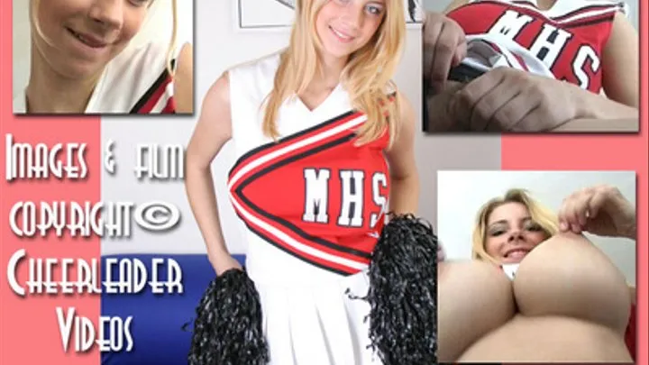 Katka's Titanic Cheerleader Tits! EE-Cup & Super-Meaty Pussy Lips - ALL On Display for Full Play!