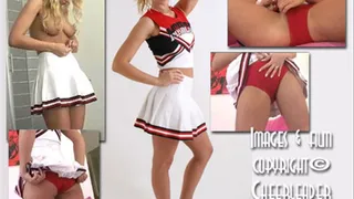 Outstanding C-Cup Cheerleader Tits! Busty Sandra Strips off her Cheer Uniform & Spreads Her PINK Wide!