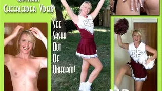 Sasha - 30Y/O Cheerleader & Coach Spreads her Gorgeous Athletic Asshole TWICE! Naked & In Uniform!