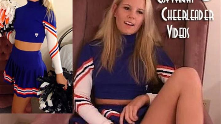 18 Y/O Cheerleader Nikki Rubs & Spreads Her Pussy