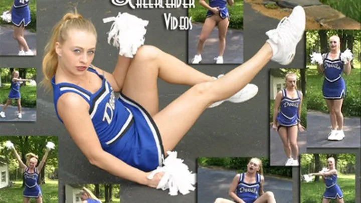 21 Year Old Lisa - College Cheerleader - Cheers & Strips off her Panties & Plays Outdoors!