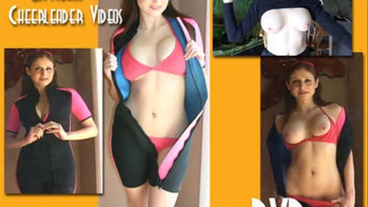 Paris Kennedy Poses in her Wetsuit & Strips To Her Bottomless Bikini! & Reverse Strip Into her Cheerleading Uniform!