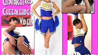 Dreamy Cheerleader Willow Spreads Her Tight Pink Holes In Uniform! HARD Spread Pussy & Asshole Views!