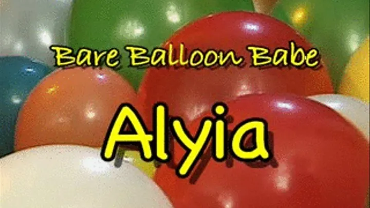 Bare Balloon Babe Alyia 04