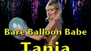 Bare Balloon Babe Tania Foot Popping IPod