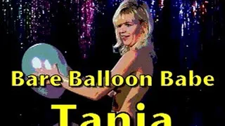 Bare Balloon Babe Tania Finger Popping