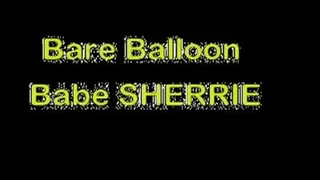 Bare Balloon Babe Sherrie Punch Ball