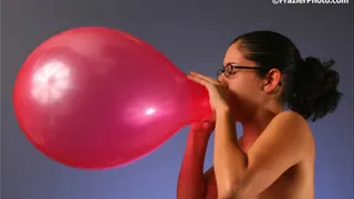 Bare Balloon Babe Lisa