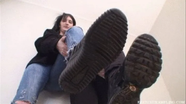 1972 Sneakers trampling with Mandy and Sabrina