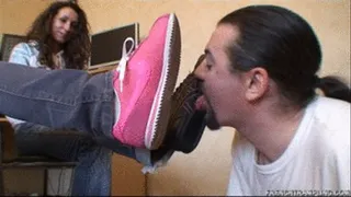 1087 Sneakers licking with Bessie and Marion