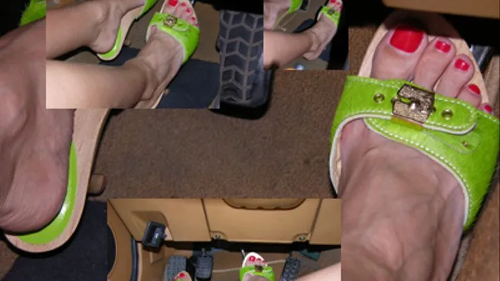 Pedal pumping in green woodmules