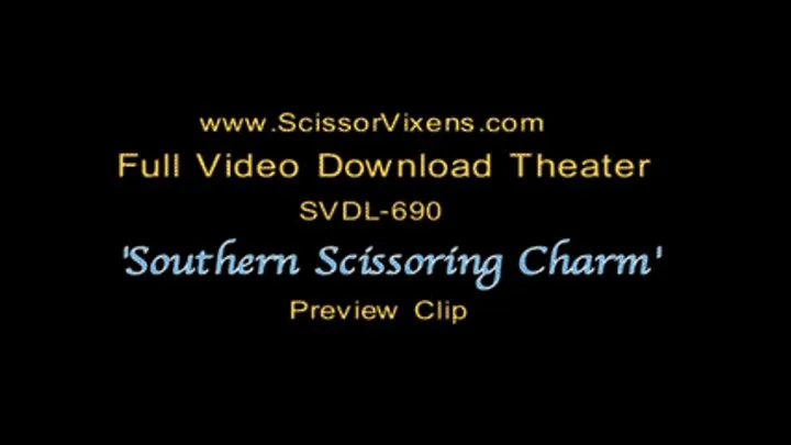 'Southern SCISSORING Charm!' FULL VIDEO DOWNLOAD featuring Tiffani Love