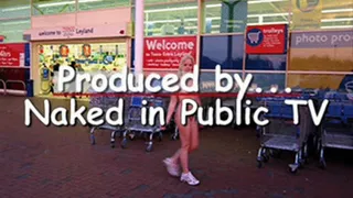 Smoking nude in public, Lindsay Wheatcroft, Lancashire, England VINTAGE