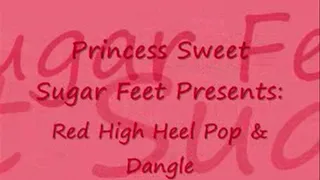 Red Heel Dangle & Pop