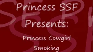 Cowgirl Princess Smoking