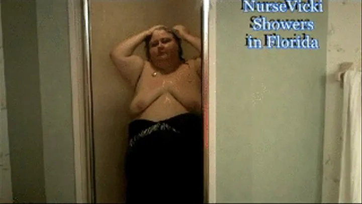 SSBBW Takes a Shower while you watch! f4v2