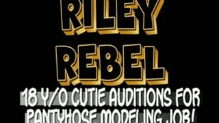 Riley Rebel Auditions For A Pantyhose Model And Grinds On My Lap! - iPad VERSION (1280 X 720 in size)