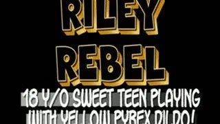 Riley Rebel Masturbates With Pyrex Toy! - iPad VERSION (1280 X 720 in size)