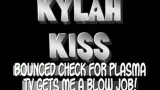 Kylah Kiss Sucks Me To Clear Up A Bad Check! - iPad VERSION (1280 X 720 in size)