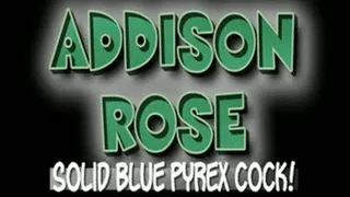 Addison Rose Masturbates With Solid Blue Pyrex Dildo! - iPad (1280 X 720 in size)