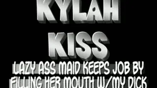 Kylah Kiss Blows Me To Keep Her Job! - iPad VERSION (1280 X 720 in size)
