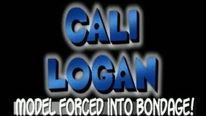 Cali Logan Bound By Manipulative Photographer! - iPad VERSION (1280 X 720 in size)