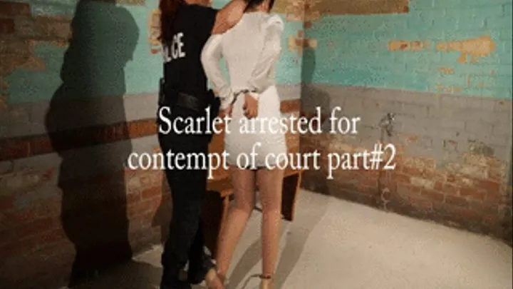 Scarlet Morgan arrested for contempt of court part#2