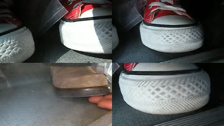 - CLOSE SHOT - CONVERSE AND UNKNOWN HAND CRUSH