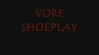 VORE Shoeplay ~ New leather pumps & nude stockings